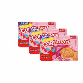 Goya Carnaval Fraise 3x(14,2 oz/403 g)