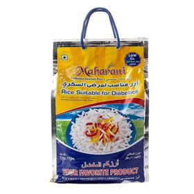 Riz basmati parboiled Maharani pour diabétiques (5 kg)