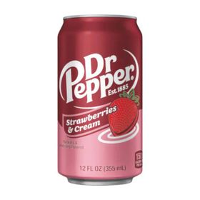 Dr Pepper Original Fraise et crème (355 ml)