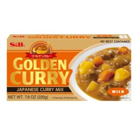 S&amp;B ; Curry doré doux (220 g)