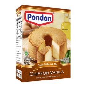Pondan Préparation pour gâteau Vanille Chiffon (400 g)