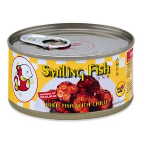 Poissons souriants Maquereaux frits au piment (90 g)