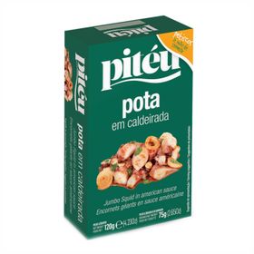 Piteu pota em cadeirada/Calmars géants en sauce (120 g)