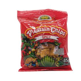 Chips de banane plantain Tropical Gourmet épicées (85 g)