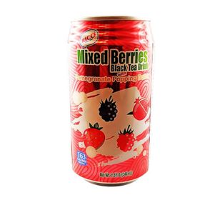 Boisson au thé noir Rico aux fruits rouges (340 ml)