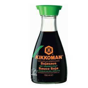 Sauce soja Kikkoman à teneur réduite en sel (150 ml)