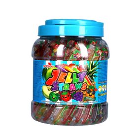 Speshow Assortiment de pailles en gelée en pot (49,38 oz/1400 g)