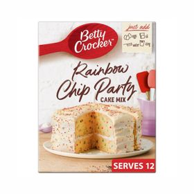 Préparation pour gâteau Betty Crocker Rainbow Chip Party (425 g)