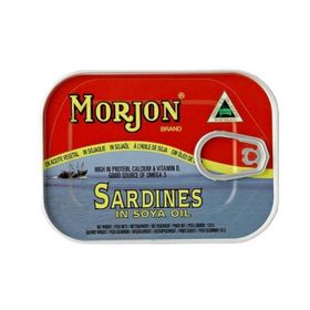 Morjon Sardines à l&#x27;huile de soja (120 g)