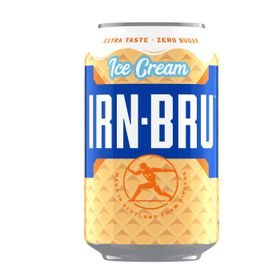 Irn Bru Xtra, saveur crème glacée, sans sucre (330 ml)