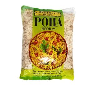 Mother's Recipe Poha cru, taille moyenne (flocons de riz aplatis) (908 g)