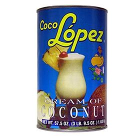 Crème de noix de coco Coco Lopez (57,5 oz/1,6 kg)