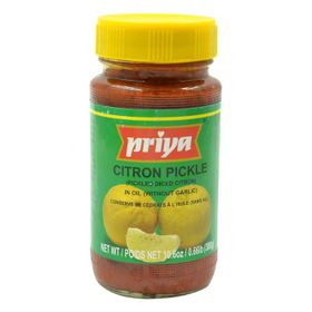 Cornichons Priya au citron sans ail (300 g)