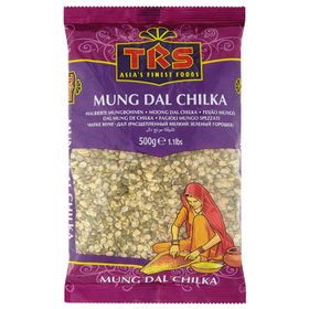 TRS Moong Dal Chilka/Haricots mungo demi-coupés (500 g)