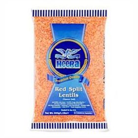 Lentilles rouges Heera (Masoor Dall) cassées (500 g)