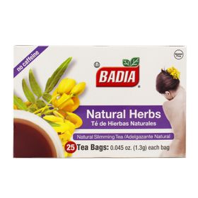 Badia Natural Herbs Tea (0,0045 oz/1,3 g) 25 pièces
