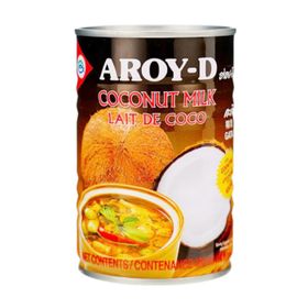 Lait de coco Aroy-D UHT 19 % de matières grasses (400 ml)