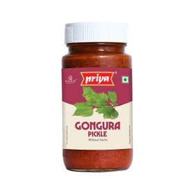 Priya Gongura Pickle sans ail (300 g)