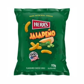 Herr&#x27;s Jalapeno Cheese Curls (0,46 oz/113 g)