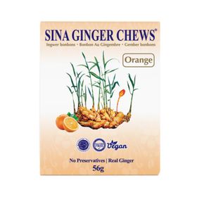 SINA Bonbons au gingembre et à l&#x27;orange (56 g)