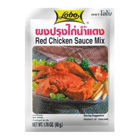 Mélange pour sauce piquante au poulet rouge Lobo (50 g)