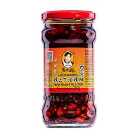 Lao Gan Ma Chou-rave, cacahuètes et tofu à l&#x27;huile pimentée (280 g)