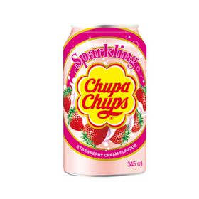 Chupa Chups Fraise pétillante & Crème (345 ml)