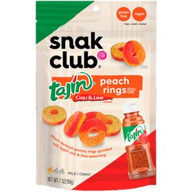 Bonbons Tajin Snak Club Peach Rings (71 g)