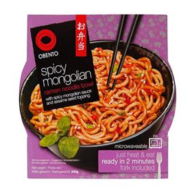 Bol de nouilles ramen mongoles épicées Obento (240 g) (11-12-2025)