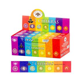 Green Tree 7 Chakra Natural (encens) (lot de 6) (15 g)