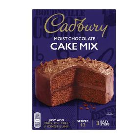 Préparation pour gâteau au chocolat moelleux Cadbury (400 g)