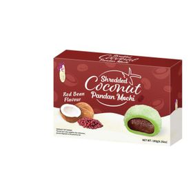 Love &amp; Love Mochi à la noix de coco râpée et à la saveur de haricot rouge pandan (180 g)
