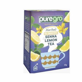 Puregro Thé minceur à la séné et au citron (40 g)