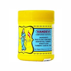 Vandevi Asafoetida poudre jaune (Hing) (100 g)