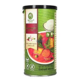 Pâte de curry rouge Nittaya (végan) (400 g)
