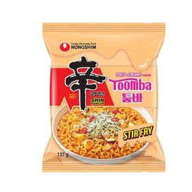 Nongshim Instant Shin Ramyun Toomba : nouilles à sauter (137 g)