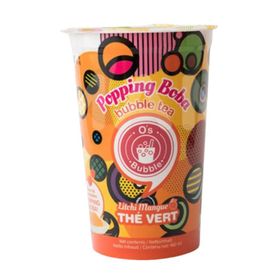 O's Bubble Popping Boba Litchi & Mangue (480 ml)