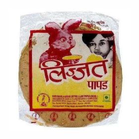 Papad au poivre noir d'Urad de Lijjat (200 g)