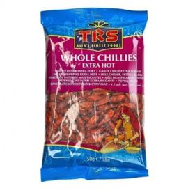 TRS Chillies Whole Extra Hot/Piments entiers extra forts  (50 g)