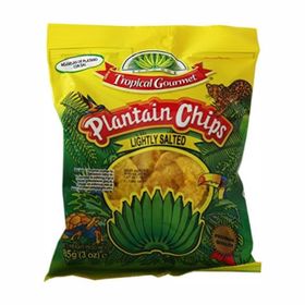 Chips de banane plantain salées Tropical Gourmet (85 g)