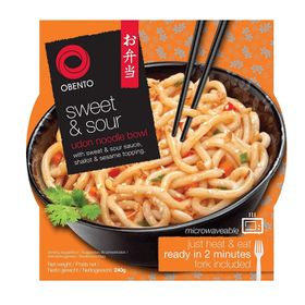 Bol de nouilles udon aigres-douces Obento (240 g)