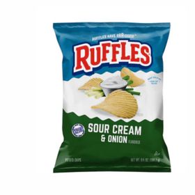 Frito-Lay Ruffles Crème sure et oignon (184 g)
