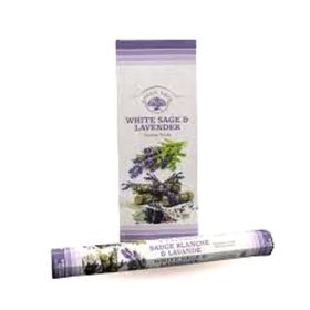 Encens Green Tree White Sage &amp; Lavender 6 x (10 bâtonnets)