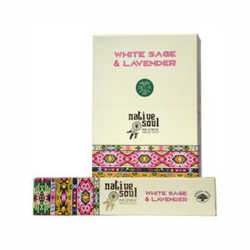 Green Tree Native Soul Sauge blanche et lavande 6 x (10 bâtonnets)