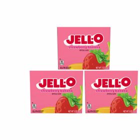 Jell-O Fraise/Banane 3X (3 oz/85 g)