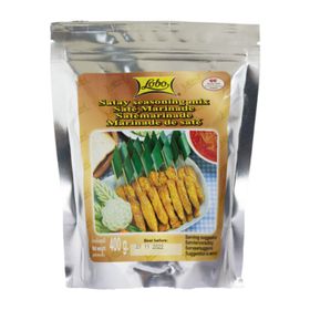 Mélange d&#x27;assaisonnement Lobo Satay (marinade) (400 g)