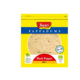 Swad Pappadums au poivre noir (200 g)