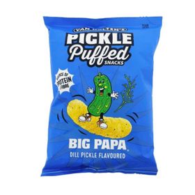 Snacks soufflés « Big Papa Pickle & Dill » de Van Holten (90 g)